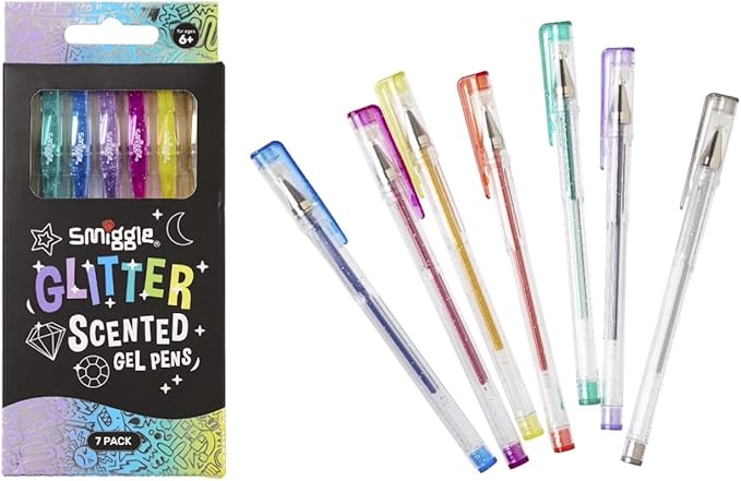 Smiggle Glitter Scented Gel Pens