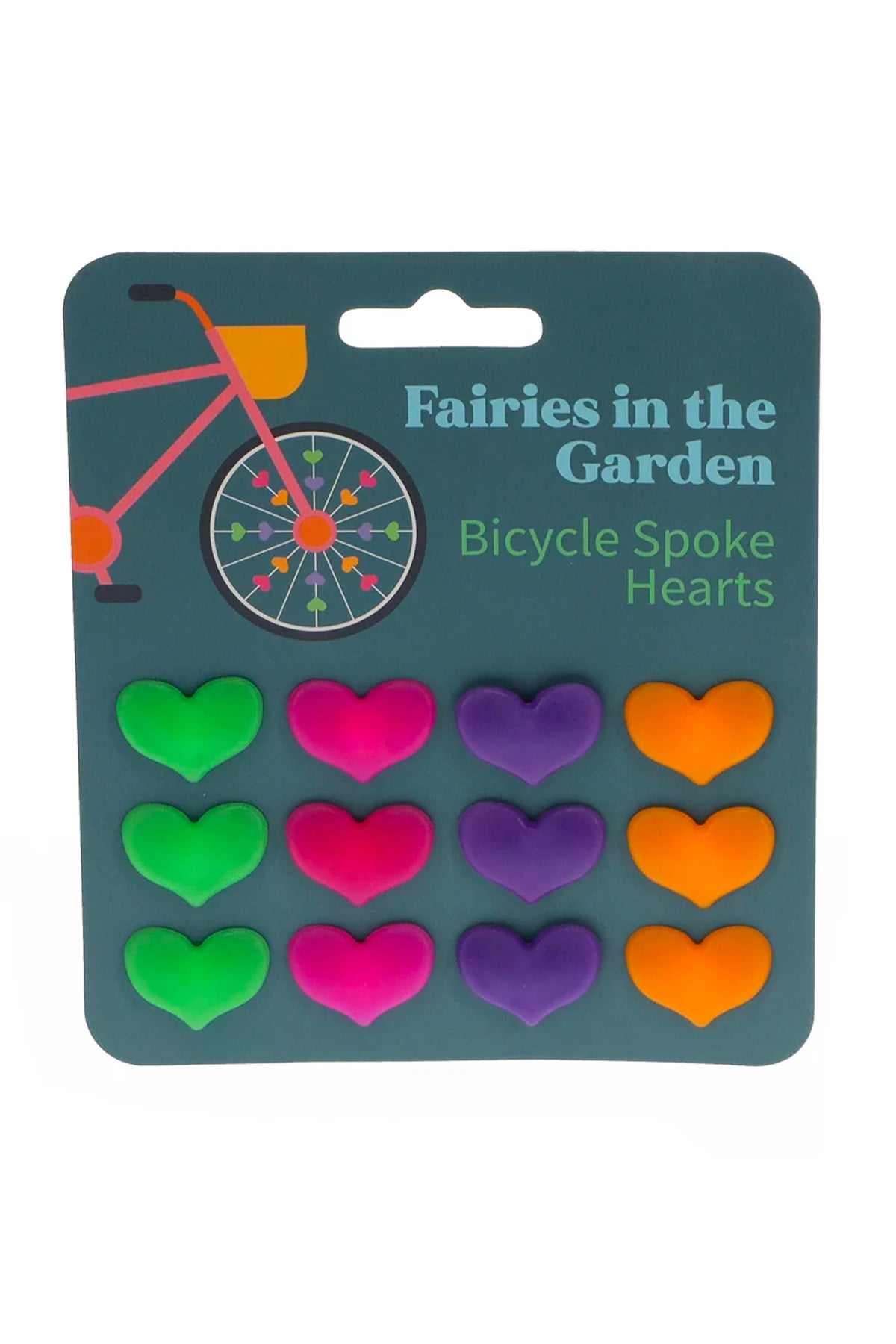 Bicycle Spoke Hearts - Fairies in the Garden