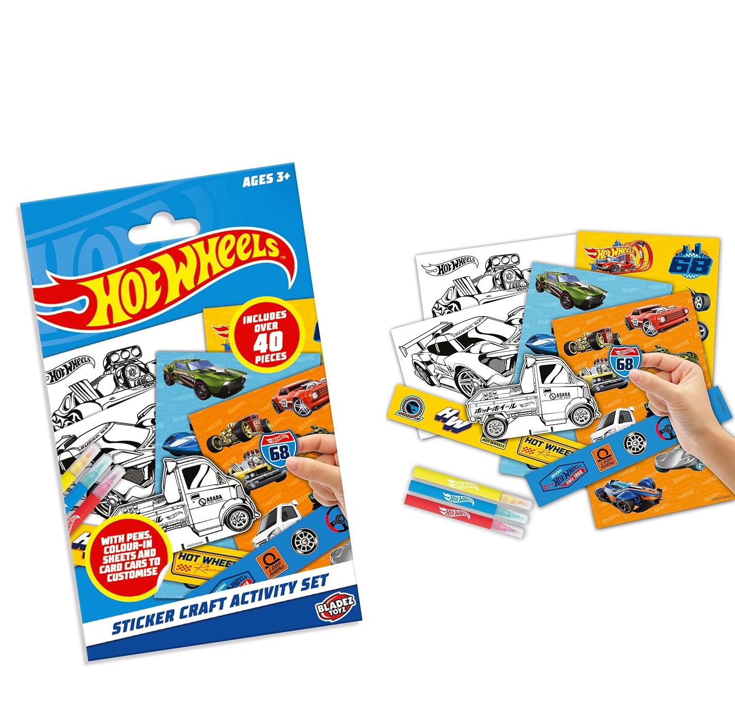 Hot Wheels Sticker Craft Set