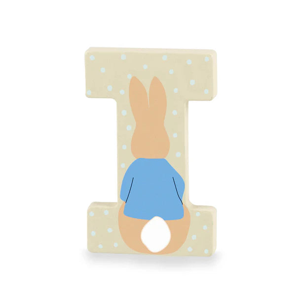 Peter Rabbit Wooden Letter I