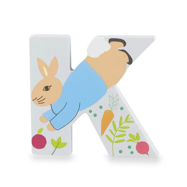 Peter Rabbit Wooden Letter K