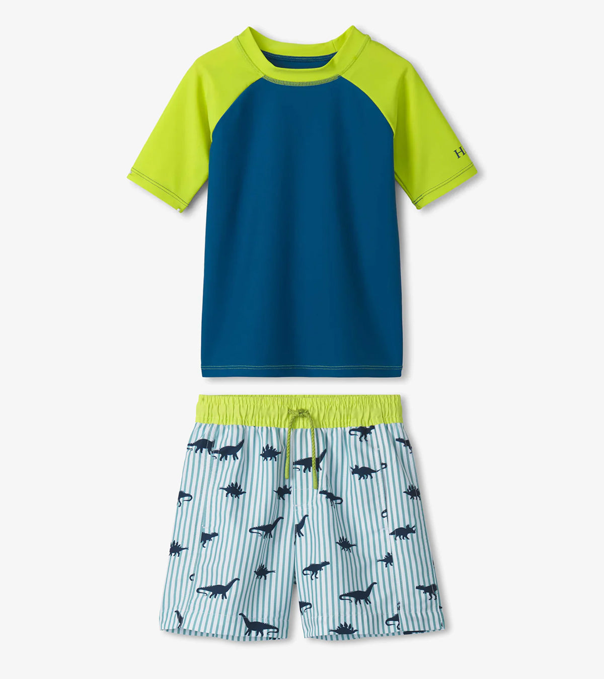 Hatley Dinosaur Swim Shorts & Rashguard