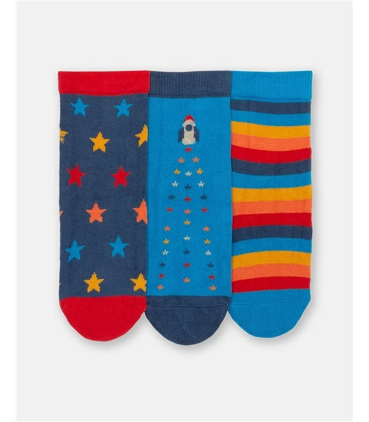 Organic Cotton Rocket Socks