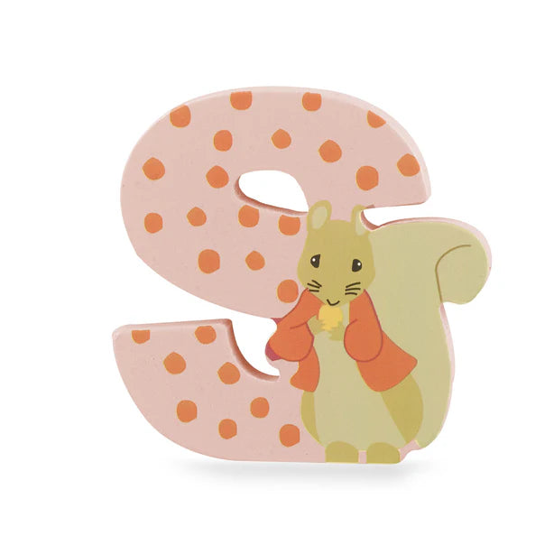 Peter Rabbit Wooden Letter S