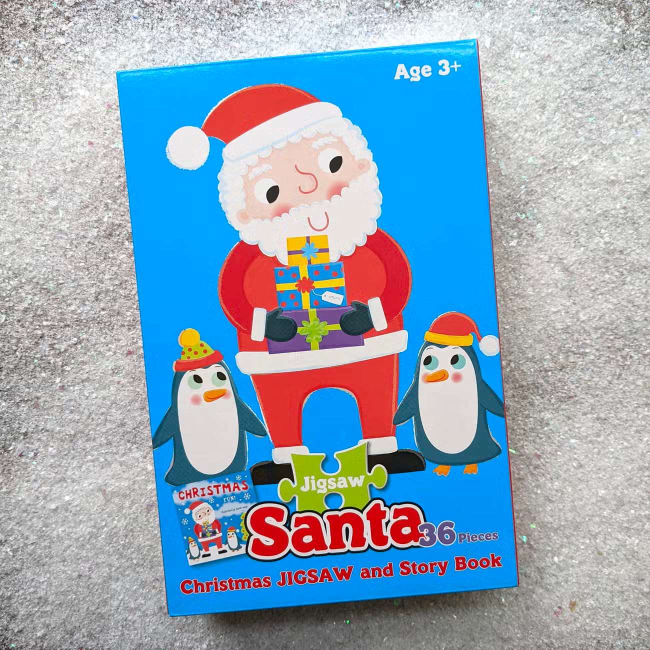 Santa Jigsaw & Book Set