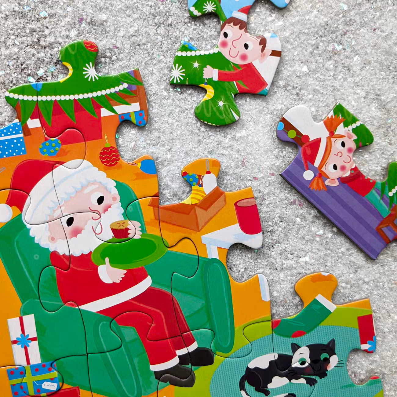 Santa Jigsaw & Book Set