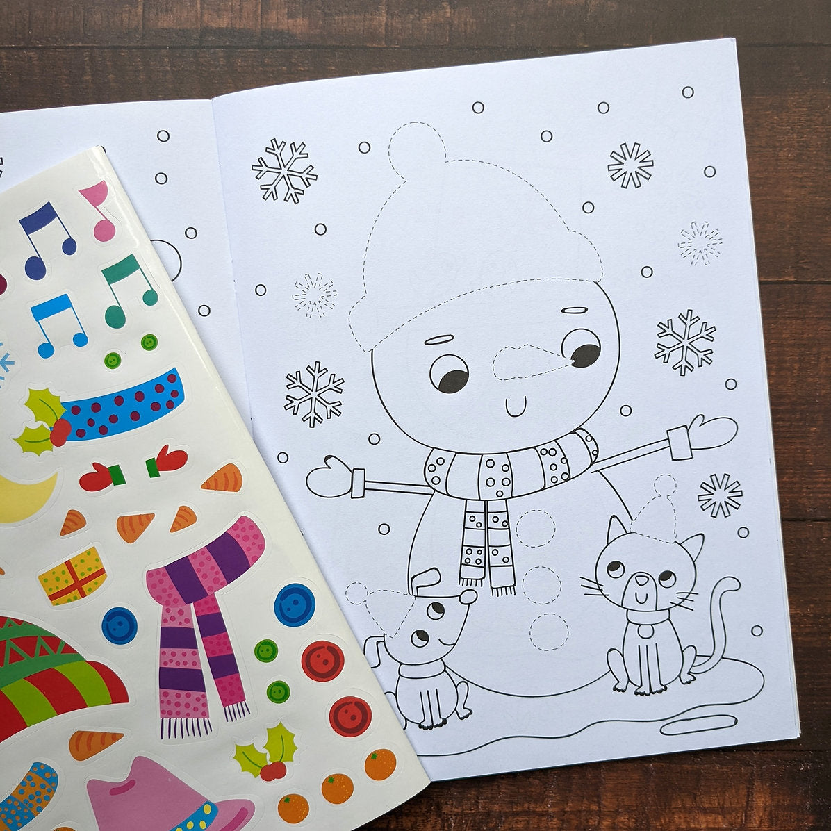 Dress Me Up Colouring and Activity Book - Snowman