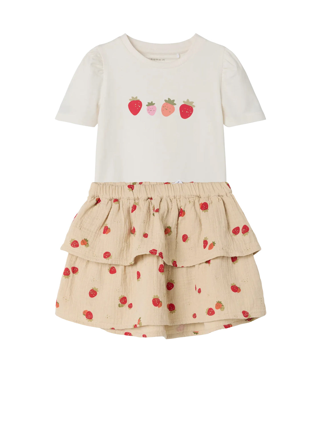 Organic Cotton Strawberries T-Shirt