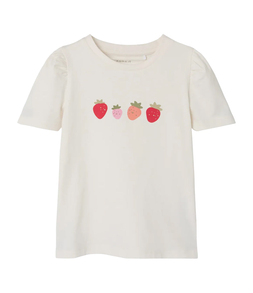 Organic Cotton Strawberries T-Shirt