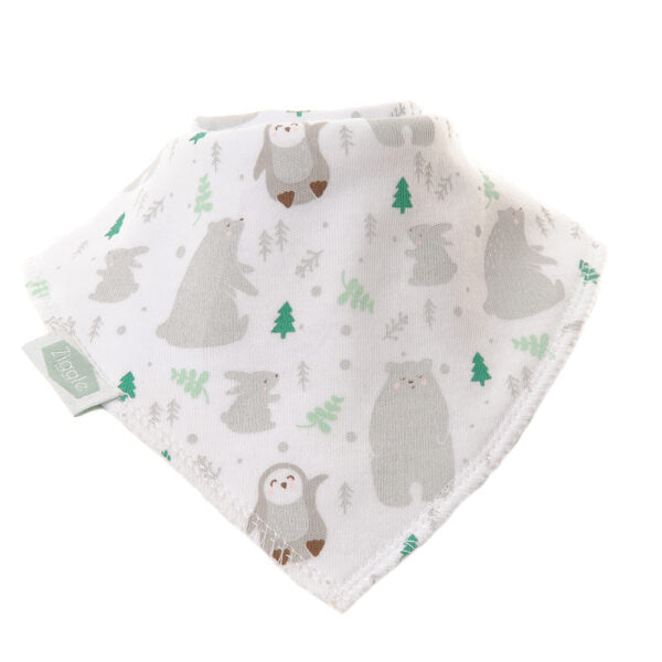 Winter Animals Print Bib