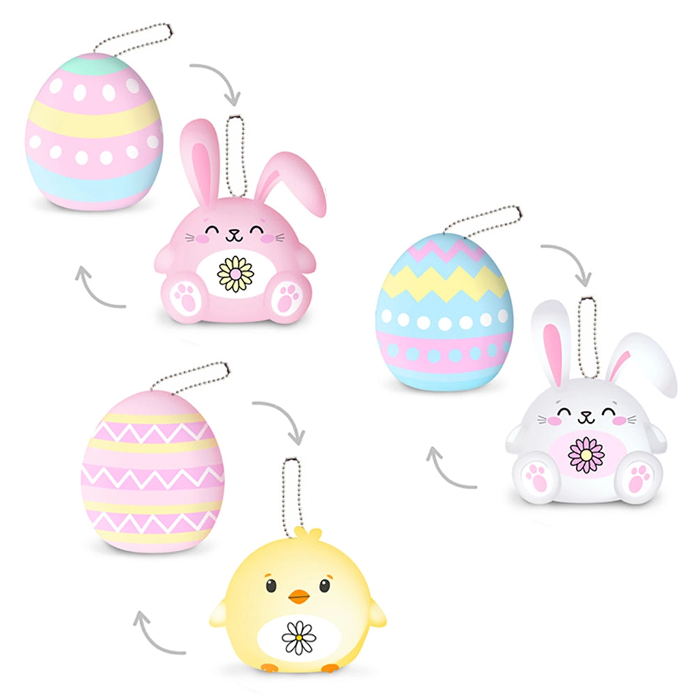 Reversible Easter Keyrings/Bagtags.