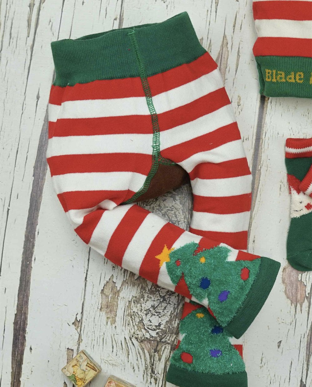 Blade and Rose Christmas Elf Knitted Leggings