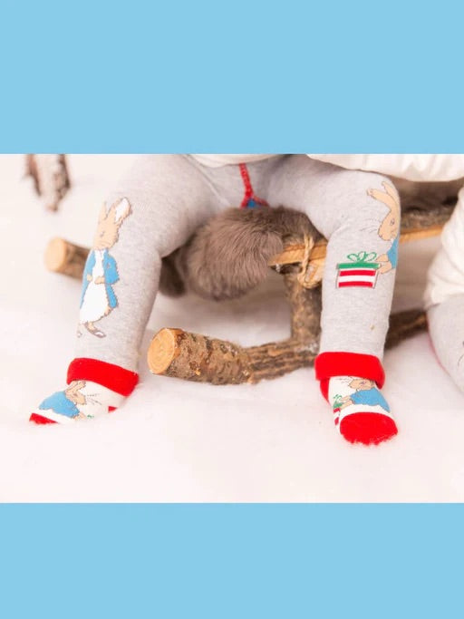 Peter Rabbit Festive Knitted Leggings.