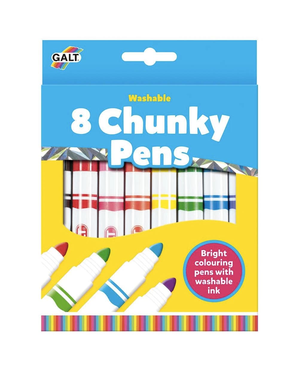 Galt 8pk Chunky Pens - Washable