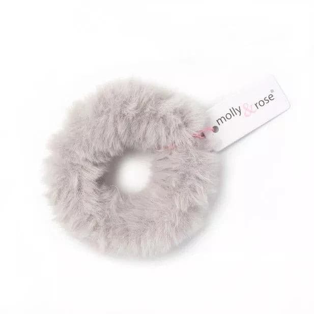 Pastel Fluffy Hair Scrunchies